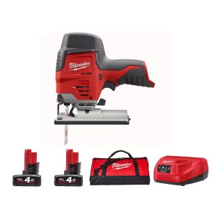 MILWAUKEE aku ubodna pila JS-402B M12 2xAku 12V 4,0Ah torba