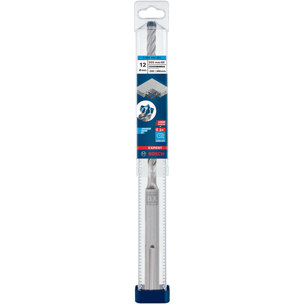 BOSCH svrdlo za kamen EXPERT SDS max-8X, 12x200x340 mm - Slika 2