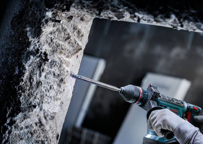 BOSCH SDS-plus 8C set šiljastih dlijeta 250 mm, 5 kom - Slika 2