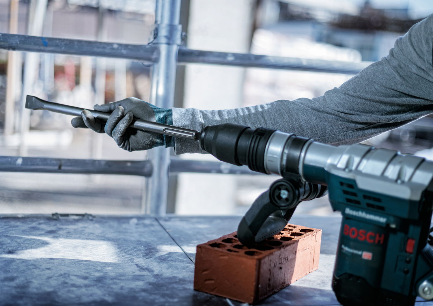 BOSCH SDS-max 3C set plosnatih dlijeta 400 mm, 10 kom - Slika 3