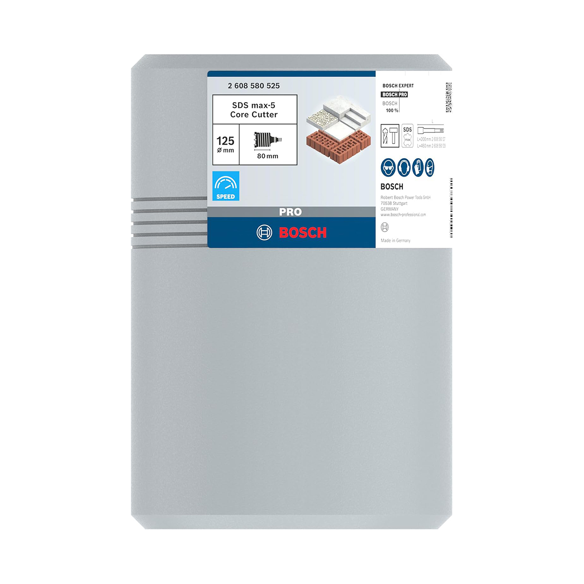 BOSCH krunsko svrdlo za beton PRO SDS plus-5 Core Cutter, 125x80x97 mm - Slika 3
