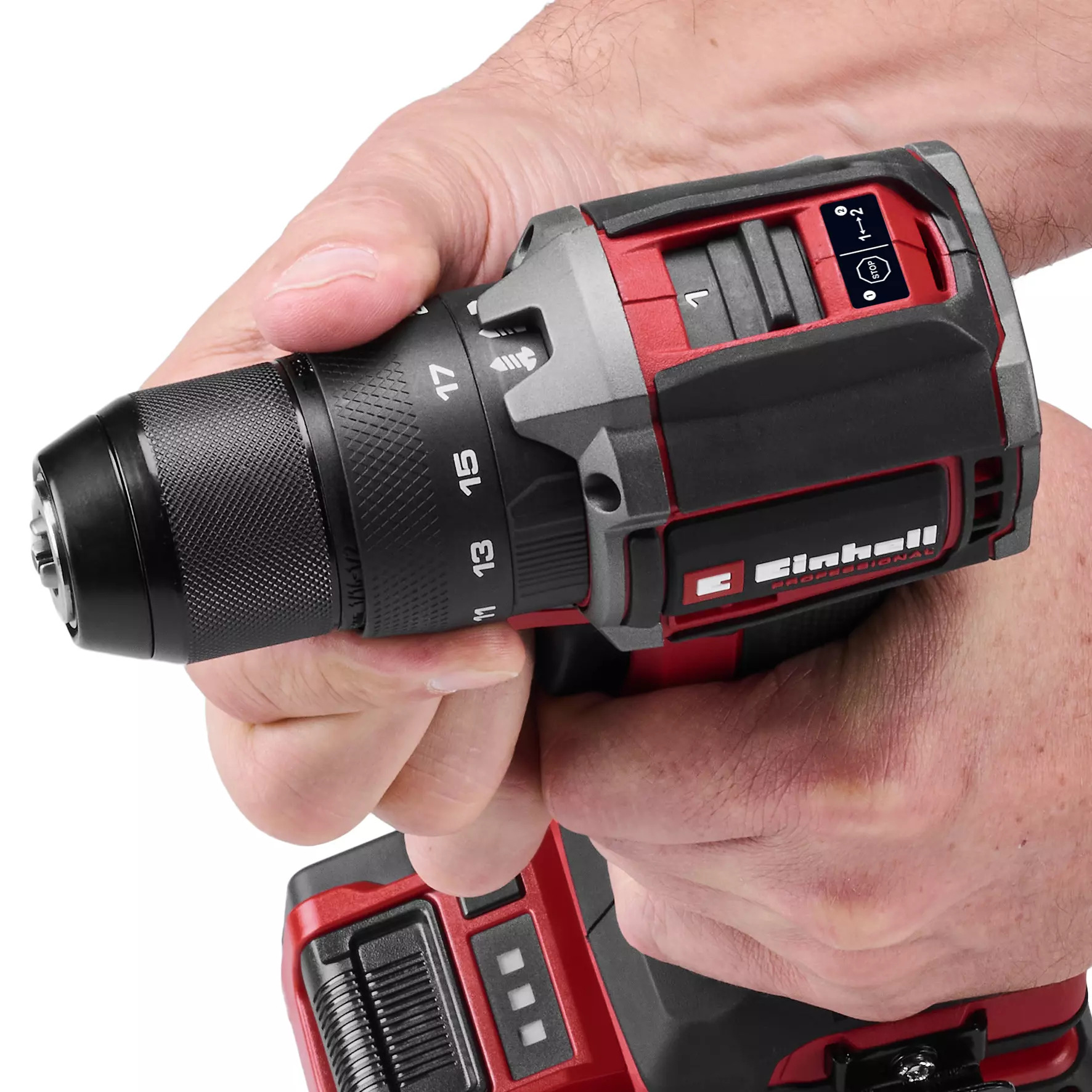 EINHELL PROFESSIONAL aku udarna bušilica TP-CD 18/50-C Li-i BL PXC 2xAku 18V 3,0Ah kovčeg - Slika 6