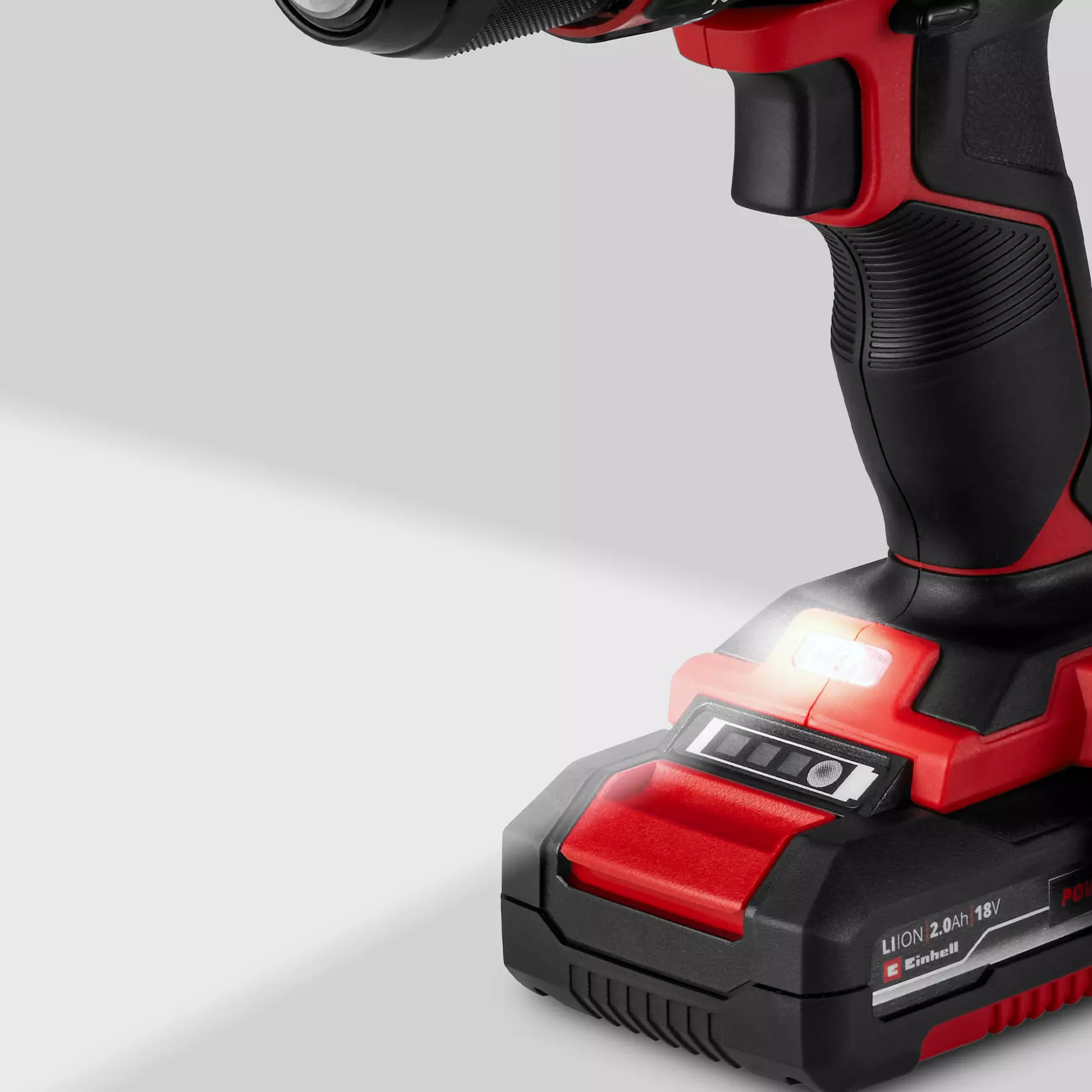 EINHELL aku udarna bušilica TE-CD 18/40 Li-i +64 PXC 18V 2,0Ah set kovčeg - Slika 5